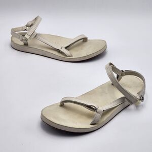 Teva Original Universal Slim Leather Birch Sandals Women's Size 10